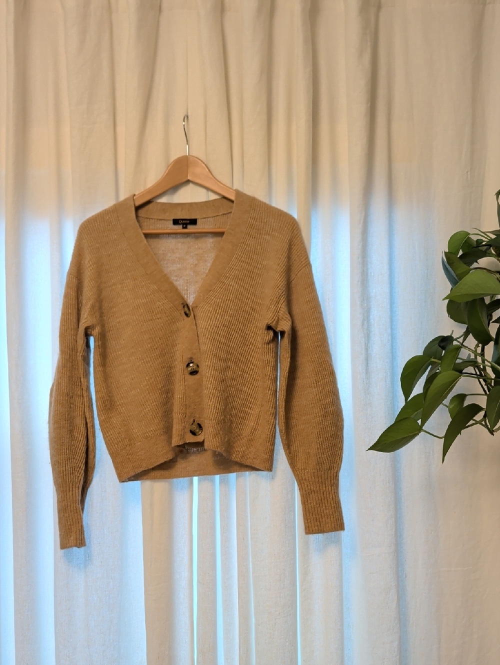 V-Neck Quince Baby Alpaca Cardigan